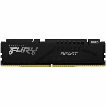 Memória Dimm Kingston 8GB DDR5 5200MT/s CL40 FURY Beast Black
