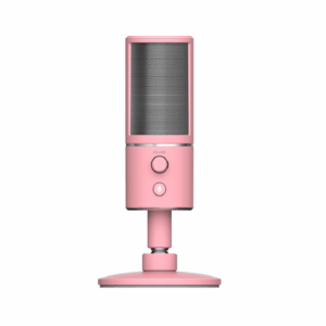 Microfone Gaming Razer Seiren X Quartz Rosa
