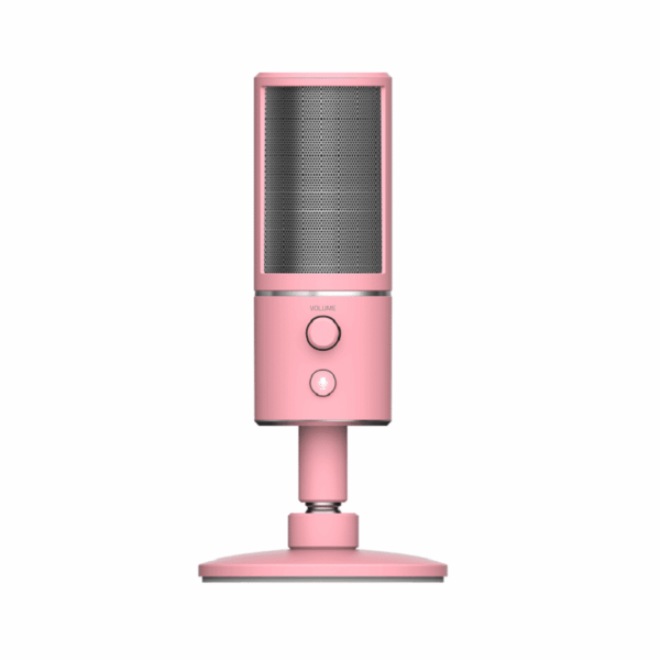Microfone Gaming Razer Seiren X Quartz Rosa