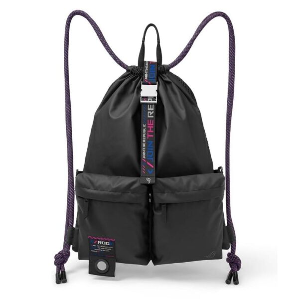 Mochila Portátil Asus BD3700 Rog Slash Drawstring Preto