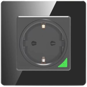 Tomada Inteligente N-WOT10-EU-B WiFi Tuya (Preto) - AVATTO