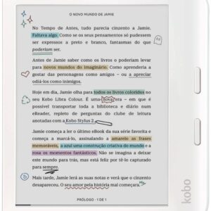 E-Book Libra Colour 7 Ecr? T?ctil 32GB Wi-Fi (Branco) - RAKUTEN KOBO