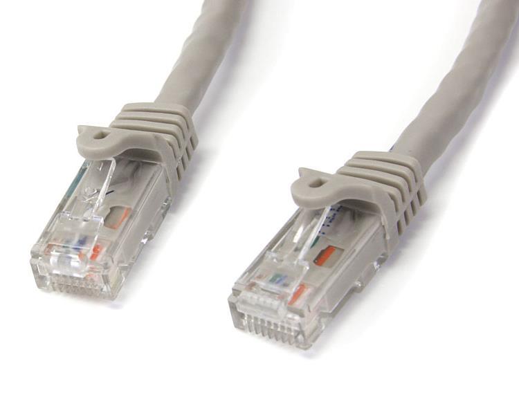 Cabo de Rede RJ45 Cat6 U/UTP Cinzento (10 mts) - STARTECH