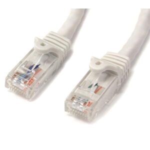 Cabo de Rede RJ45 Cat6 U/UTP Branco (1 metro) - STARTECH