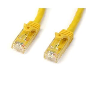 Cabo de Rede RJ45 Cat6 U/UTP Amarelo (1 metro) - STARTECH