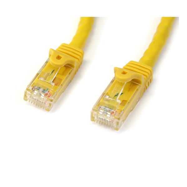 Cabo de Rede RJ45 Cat6 U/UTP Amarelo (1 metro) - STARTECH