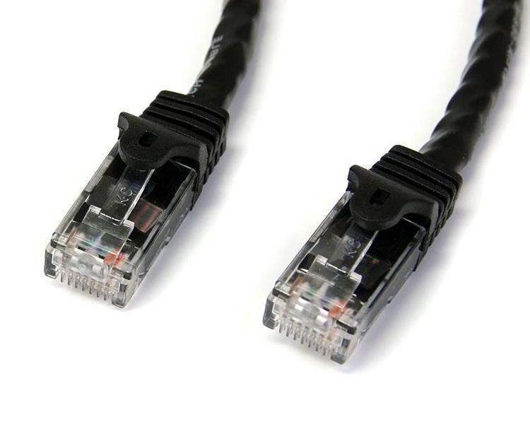 Cabo de Rede RJ45 Cat6 U/UTP Preto (3 mts) - STARTECH