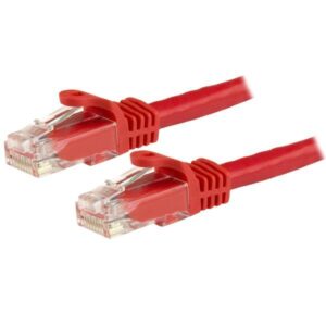 Cabo de Rede RJ45 Cat6 U/UTP (3 mts) Vermelho - STARTECH