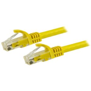 Cabo de Rede RJ45 Cat6 U/UTP Amarelo (50cm) - STARTECH