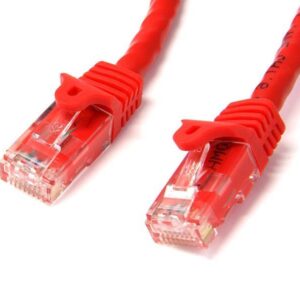 Cabo de Rede RJ45 Cat6 UTP Vermelho (5 mts) - STARTECH