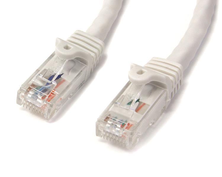 Cabo de Rede RJ45 Cat6 UTP Branco (5 mts) - STARTECH