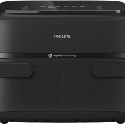 Fritadeira Dupla Air Fryer 1000 Series NA150/00 7,1L 2450W (Preto) - PHILIPS