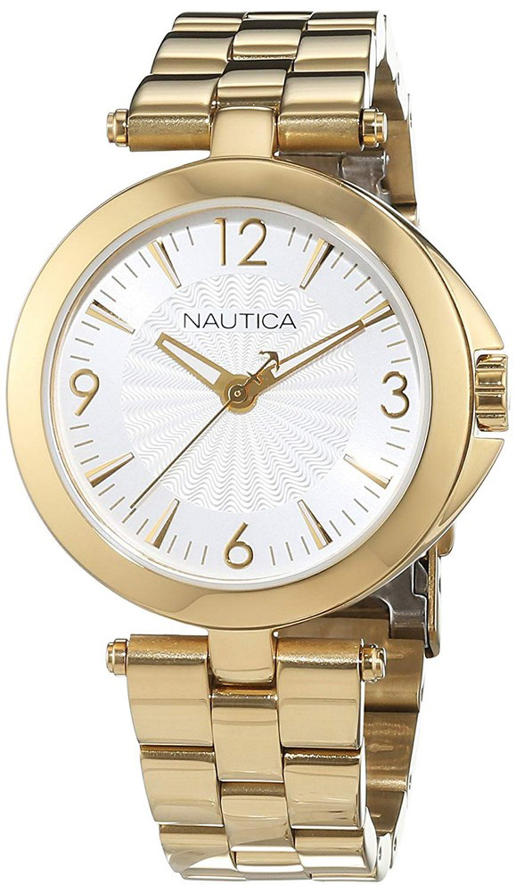 Relógio Analógico NAD14001L 35MM (Dourado) - NAUTICA