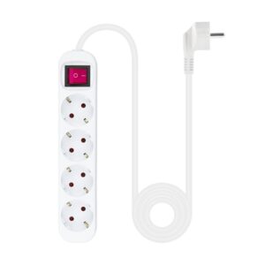 Extensão Quadrupla Branco (1,4 mts) - Nanocable
