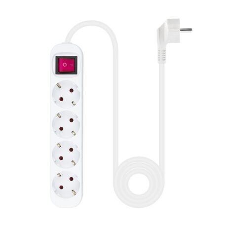 Extensão Quadrupla Branco (1,4 mts) - Nanocable