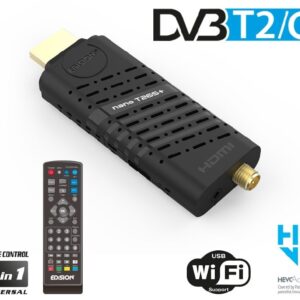 Mini Receptor t/ PEN Full HD DVB-T2/C (Cabo + TDT) H265 HEVC - EDISION