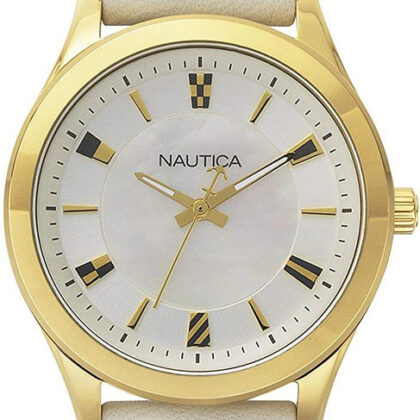 Relógio Analógico NAPVNC001 36MM (Dourado) - NAUTICA
