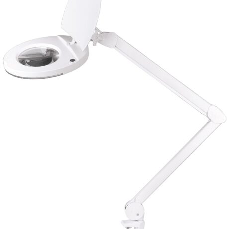 Candeeiro Bancada 8W 60x LEDs c/ Lupa 5 5 Dioptrias - REBEL