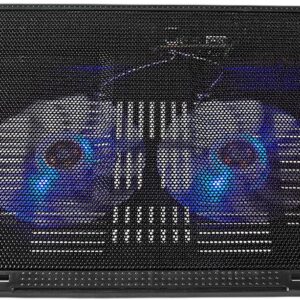 Base de Refrigeração LED USB 1200RPM p/ Portátil 14 - 18 (Preto) - NEDIS