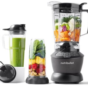 Liquidificadora Combo NBF500DG 1,8L 1200W (Cinzento Escuro) - NUTRIBULLET