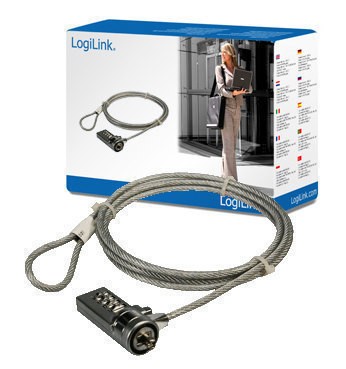 Cadeado de Segurança p/ Portáteis (1,5 mts) - LOGILINK