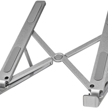 Suporte de Mesa Ajustável p/ Computador Portátil 5 - 17 (Alumínio) - NEDIS
