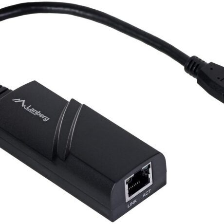 Adaptador de Rede USB p/ RJ45 (Preto) - LANBERG