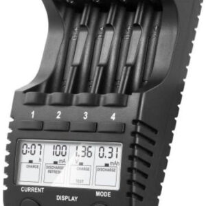 Carregador Profissional de Pilhas AA/AAA c/ LCD - everActive
