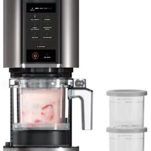 M?quina de Gelados Creami NC302EU 2 x 473ml 800W (Preto/Cinzento) - NINJA