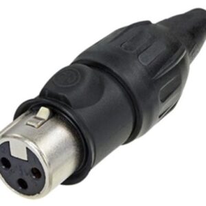 Ficha Canon Fêmea 3 Pinos Série TOP (NC3FXTOP) - NEUTRIK