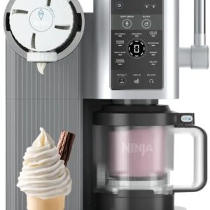 Máquina de Gelados CREAMi Scoop & Swirl 13-EM-1 NC701EU 0.48L 800W (Cinzento) - NINJA