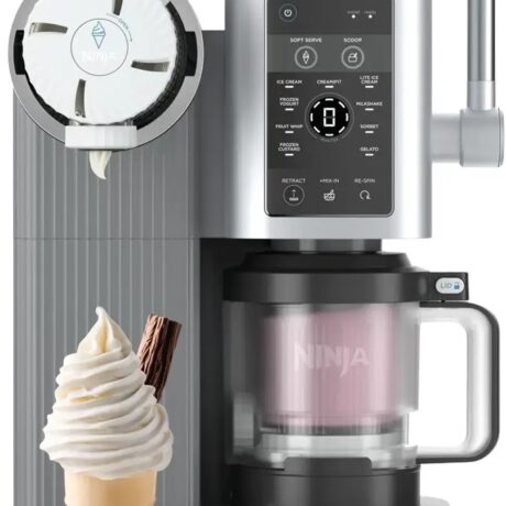 Máquina de Gelados CREAMi Scoop & Swirl 13-EM-1 NC701EU 0.48L 800W (Cinzento) - NINJA