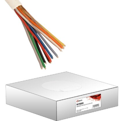 Bobine Cabo Branco 10 Condutores 0,22mm² (7 x 0,20 mm²) - 100 mts