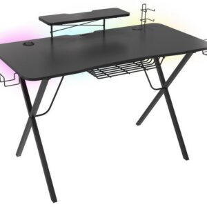 Mesa Gaming Holm 300 RGB (Preto) - GENESIS