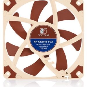 Ventoinha 120mm 1850 RPM NF-A12x15 FLX 3 Pinos - NOCTUA