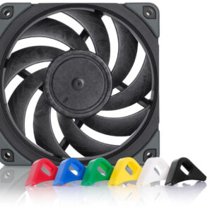 Ventoinha 120mm NF-A12 Chromax Black Swap 2000RPM 4 Pinos PWM - NOCTUA