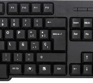 Pack Teclado PT + Rato Ótico 1200DPI Euphoria Kit (Preto) - NGS