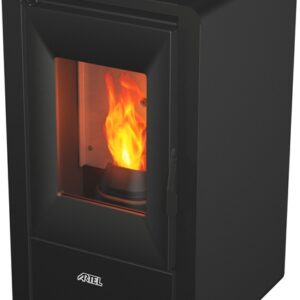 Salamandra de Pellets 6,2kW Nina 6 (Preto) - ARTEL