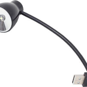 Lâmpada LED NL-02 p/ Portáteis USB (Preto) - GEMBIRD