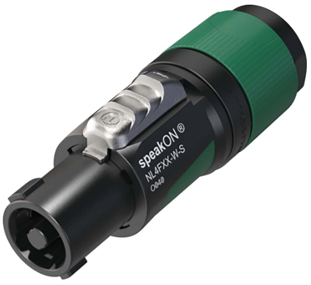 Ficha Speakon Macho 4 Polos - NEUTRIK