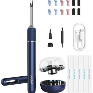 Otoscópio Note 5 Pro c/ Câmara p/ Limpeza de Ouvidos (Azul) - BEBIRD