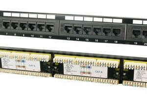 Patch Panel RJ45 24 Portas CAT6 (Preto) - LOGILINK