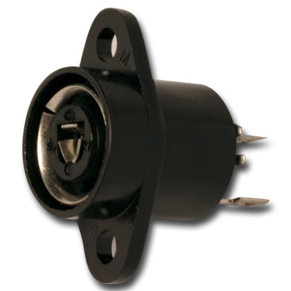 Ficha Coaxial Femea p/ Painel