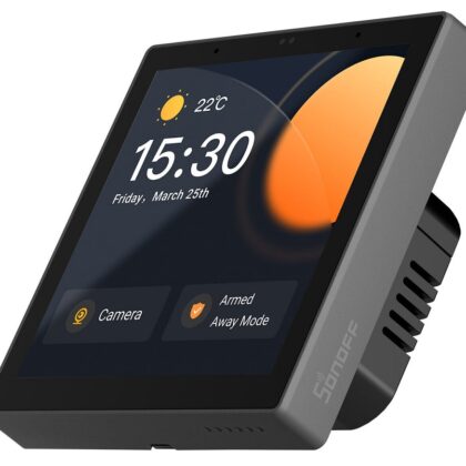 Ecrã Táctil Multifuncional HMI Inteligente Wi-Fi / Zigbee Touch (Cinzento) - Sonoff NSPanel Pro
