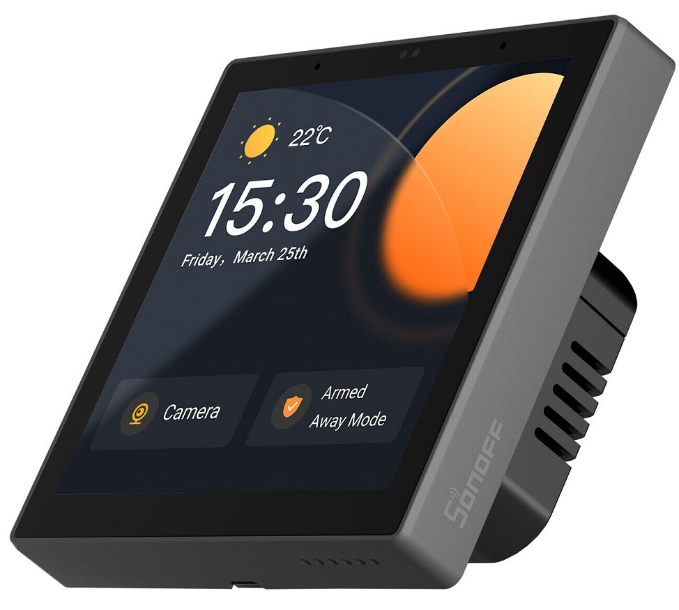 Ecrã Táctil Multifuncional HMI Inteligente Wi-Fi / Zigbee Touch (Cinzento) - Sonoff NSPanel Pro