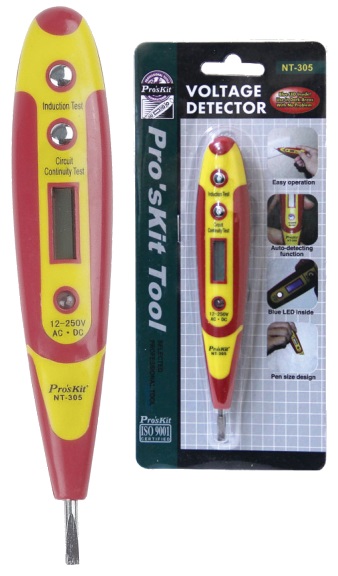 Detector de Tensão LCD/LED por Contacto e Indução - Proskit