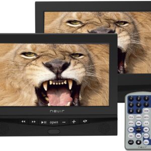 Leitor DVD Port?til 10,1 (c/ 2 Ecr?s) - NEVIR