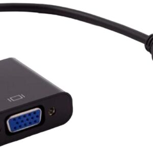Adaptador Conversor HDMI Macho - VGA Fêmea (Preto) - NILOX