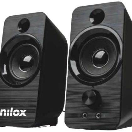Colunas PC 3W + 3W RMS (Preto) - NILOX
