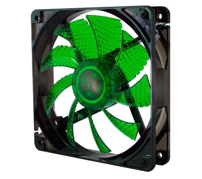 Ventoinha CoolFan 120mm LED 1200RPM (Verde) - NOX